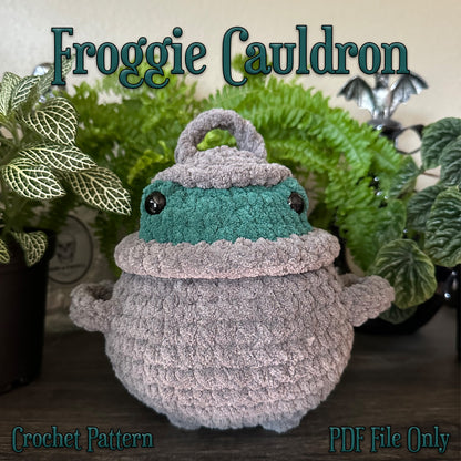 Crochet Pattern: Froggie Cauldron