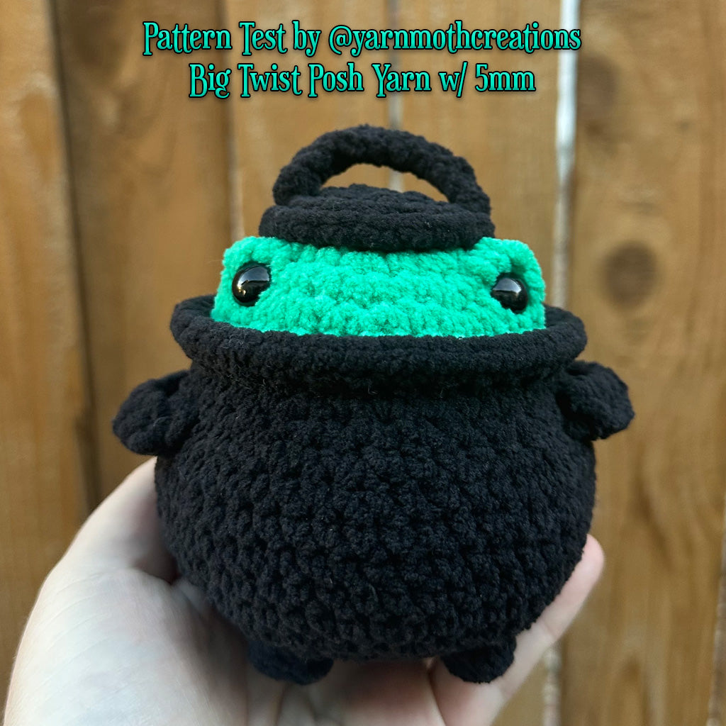 Crochet Pattern: Froggie Cauldron